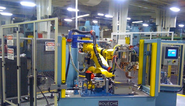 TRC Custom Robotic Spot Welding System For Aluminum